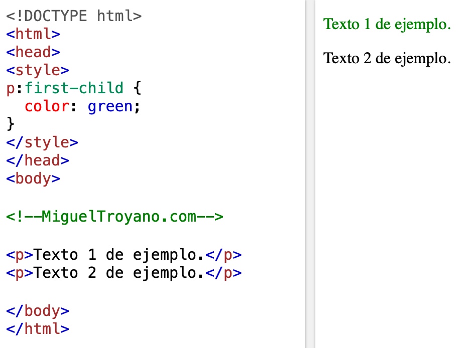 Selectores de pseudo clase en CSS