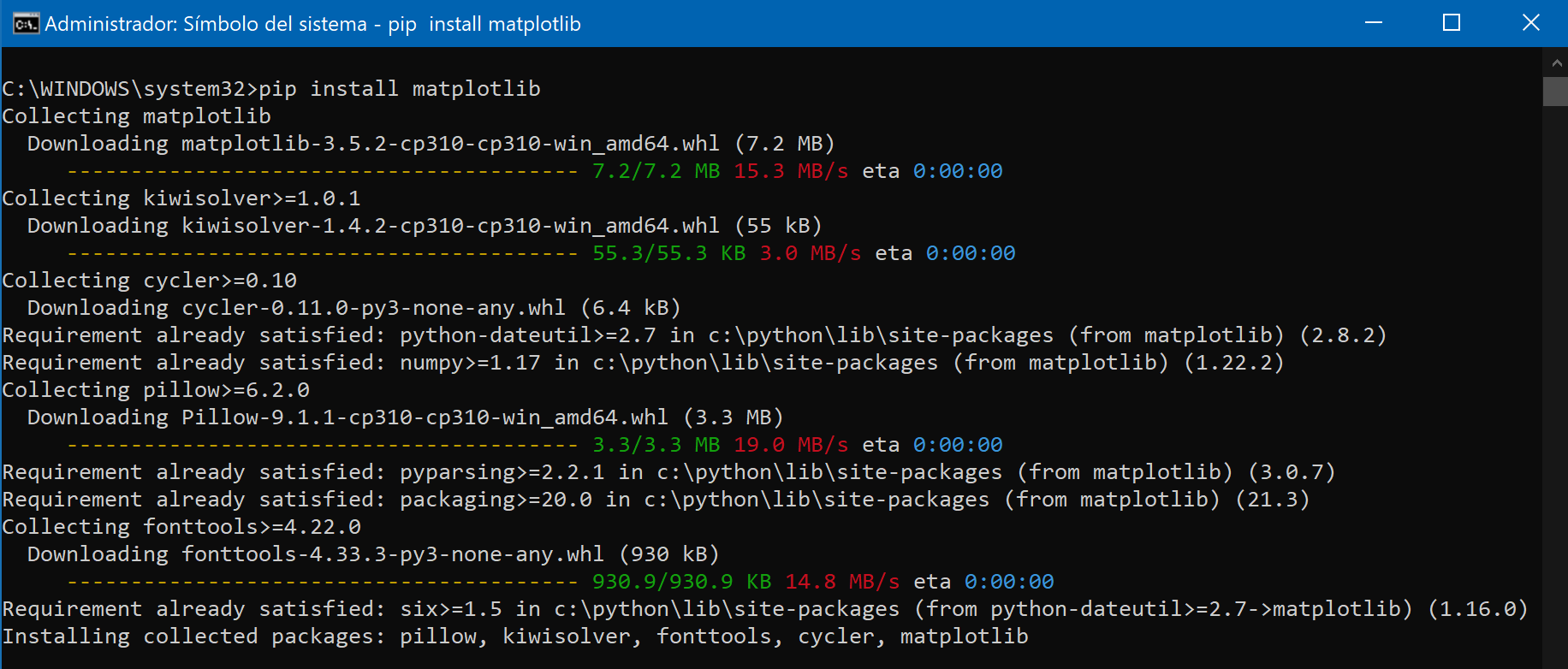 Instalar Python para Power BI Desktop