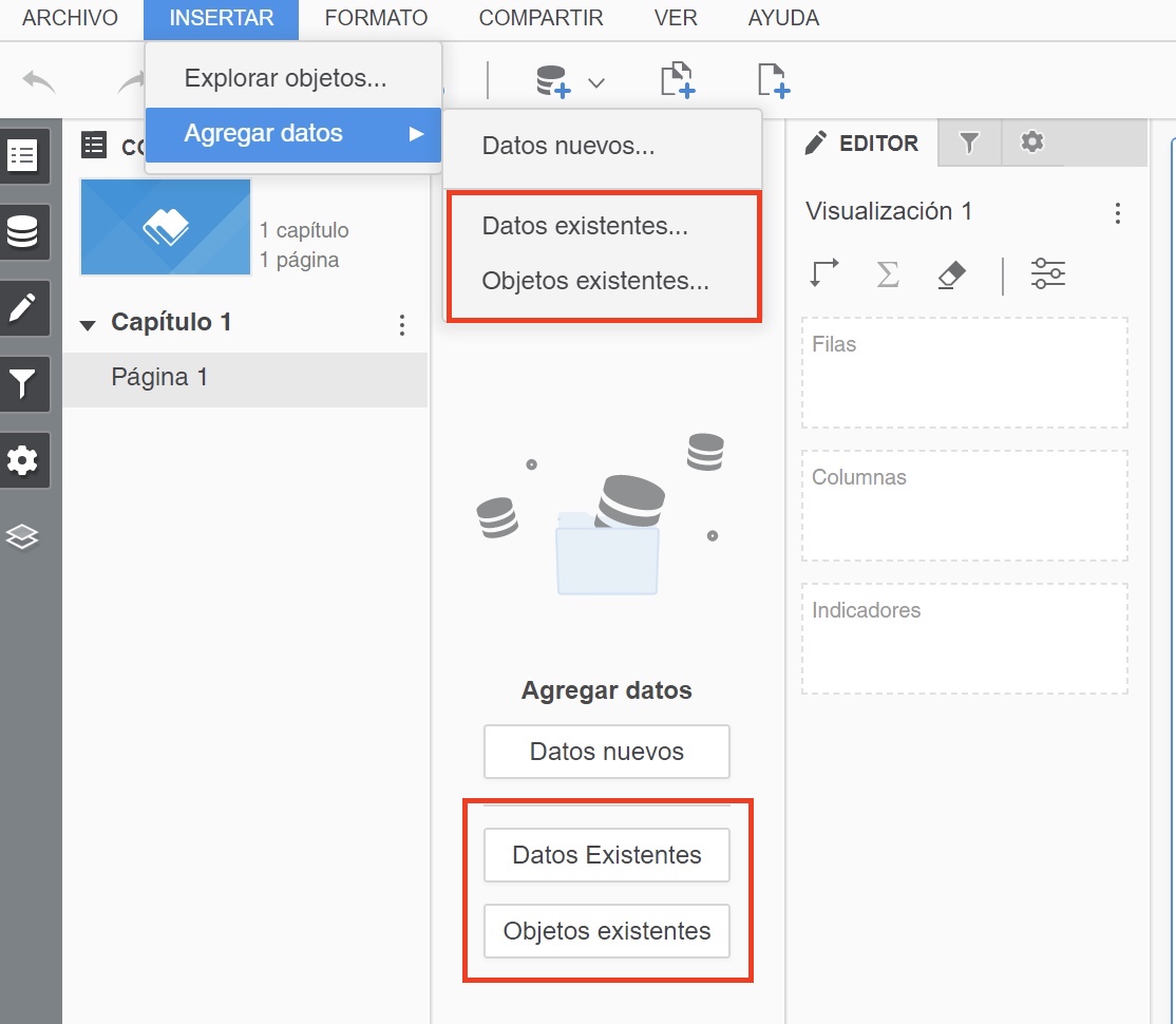 Ocultar agregar datos en un Dossier de MicroStrategy